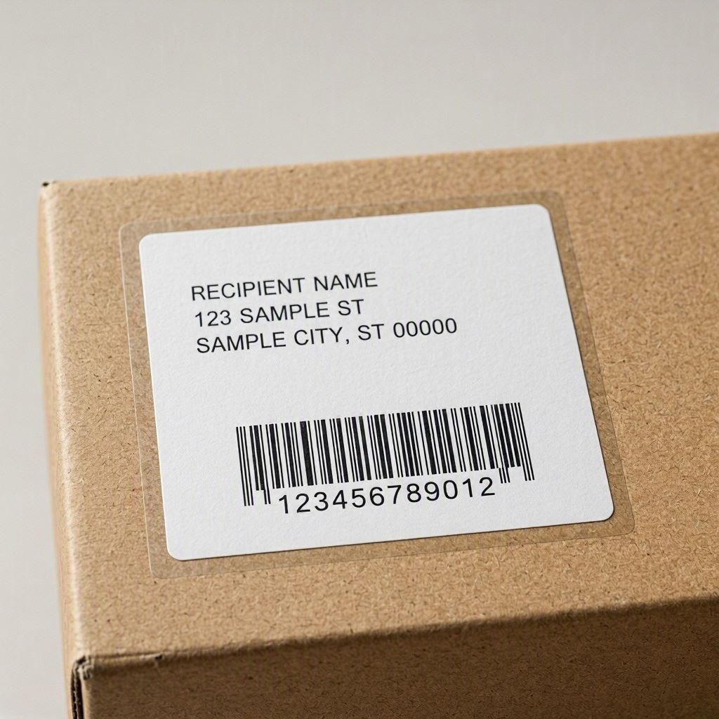 Courier & Shipping Label — image 1