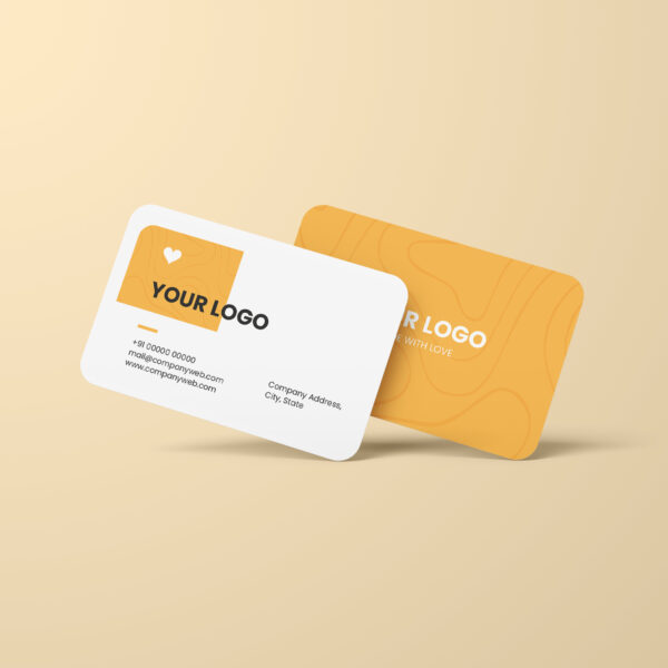 Round Corner Visiting Card