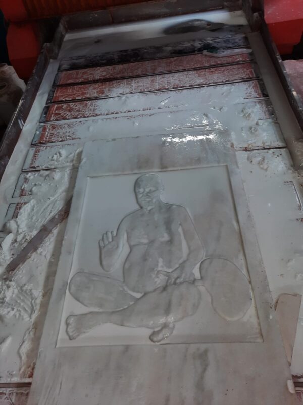 Photos on marble