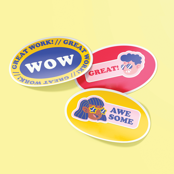 Oval Stickers (Stickers by shape)