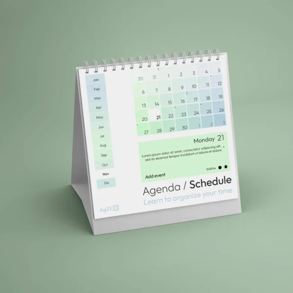 A5 Portrait Calendar (Calender)